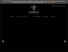Tablet Screenshot of en.mueblescanella.com